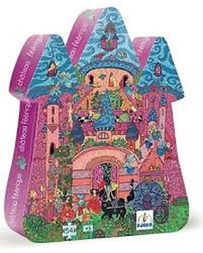 [Djeco-DJ07246] puzzle silhouette 54 pcs - château feerique