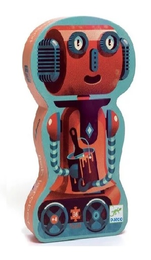 [Djeco-dj7239] puzzle silhouette - bob le robot 36 pieces