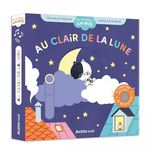 [9782733891308] Ma comptine animée - au clair de la lune