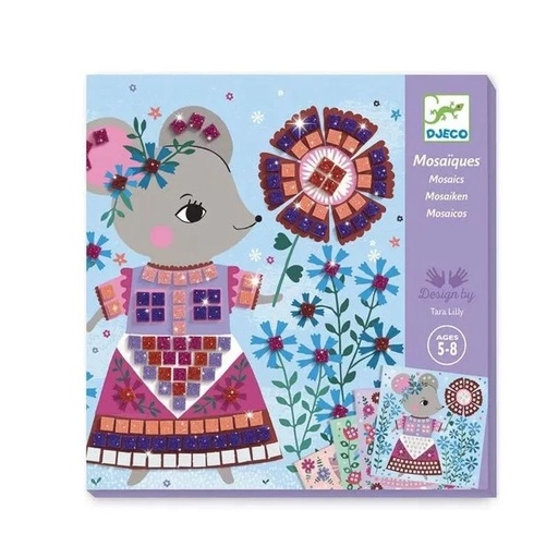 [Djeco-dj09425] Coffrets mosaiques - lovely pets