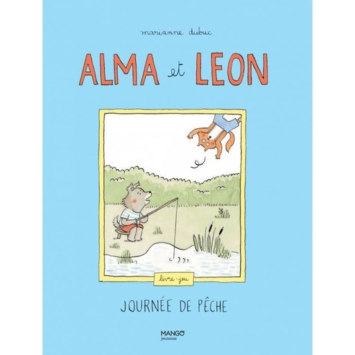 Alma et Léon - journée de pêche