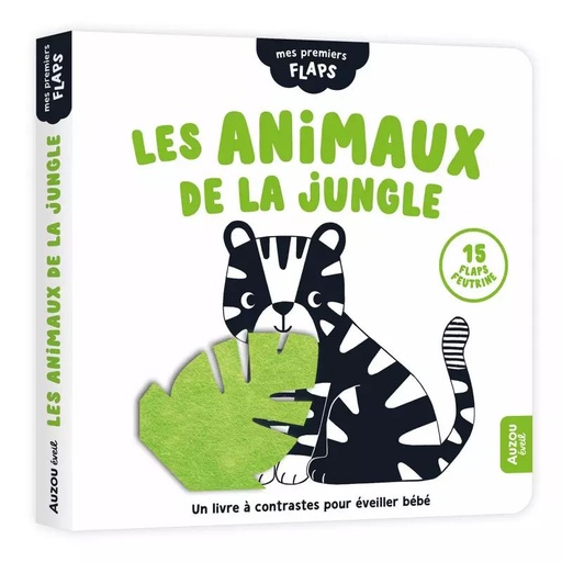 [9782733891322] Premiers flaps - Les animaux de la jungle