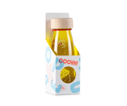 [Coolkidz-pbfyellow] bouteille sensorielle petit boum - jaune