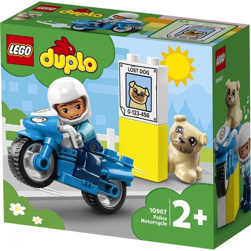 [Lego-10967] Duplo - La moto de police