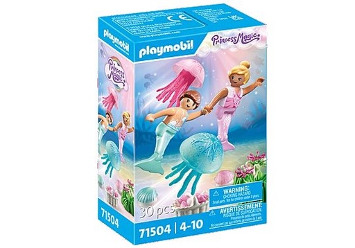 [Playmobil-71504] Enfants sirène avec méduses et coquillages