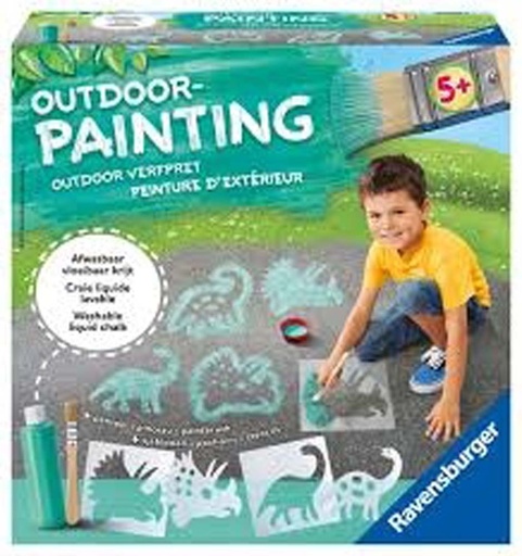 [RAVENSBURGER-290925] peinture exterieure verte dinosaures