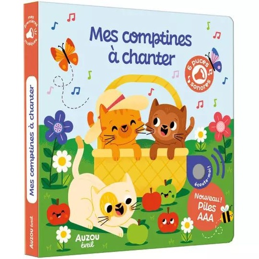 [9791039524445] Mes premiers sonores - Mes comptines à chanter