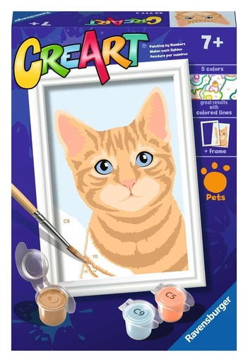 [RAVENSBURGER-237173] Créart - orange tabby