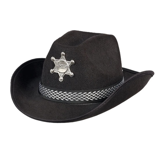 [PHANINE-106424] Chapeau Austin Cowboy, noir, 3­7 ans