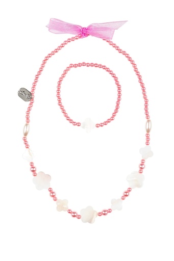 [PHANINE-106245] set collier et bracelet constance rose