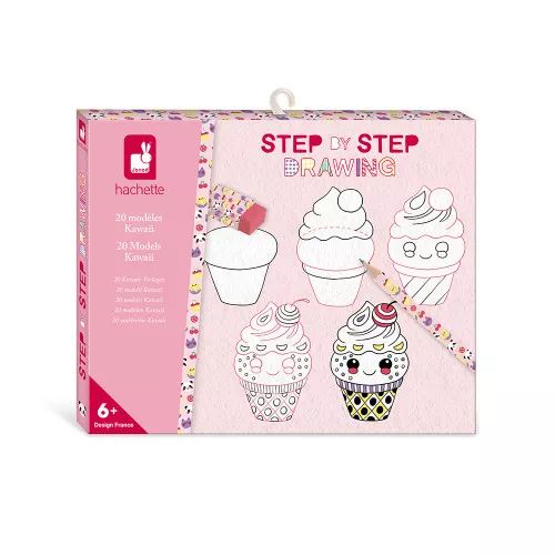 [JURATOYS-J09156] Coffret Créatif Dessin 20 Modèles Kawaii