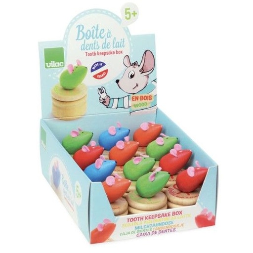 [JPM TOYS-VI0735] Boite à dents de lait souris