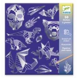 [Djeco-dj09737] stickers a gratter - iron