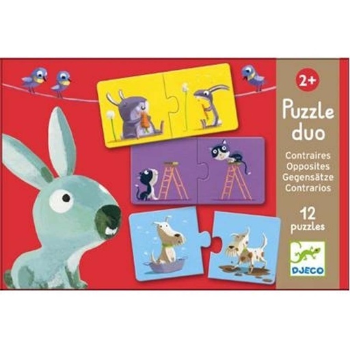 [Djeco-DJ08162] puzzle duo - contraires