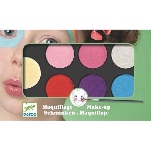 [Djeco-DJ09231] Maquillage - Palette et accessoires 6 couleurs