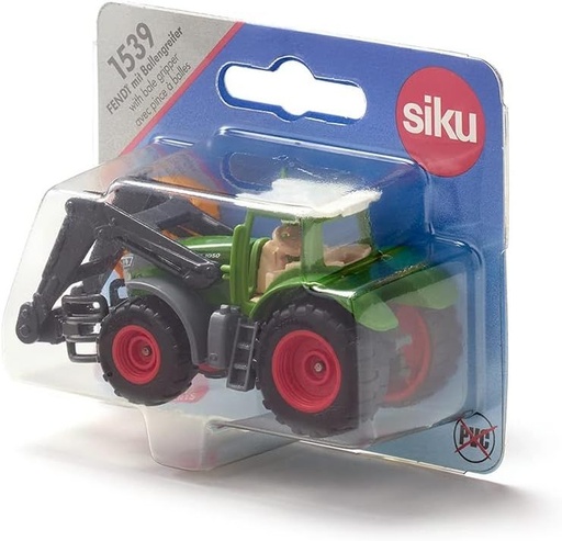 [SIKU-1539] tracteur fendt avec pince a balles