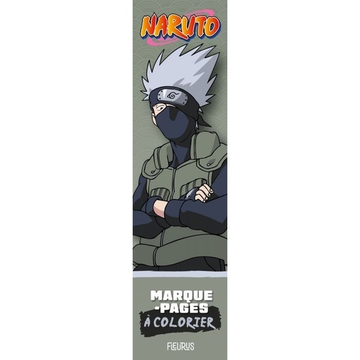 Naruto - marque page à colorier Kakashi