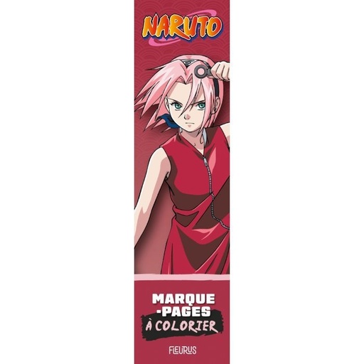 Naruto - marque page à colorier Sakura