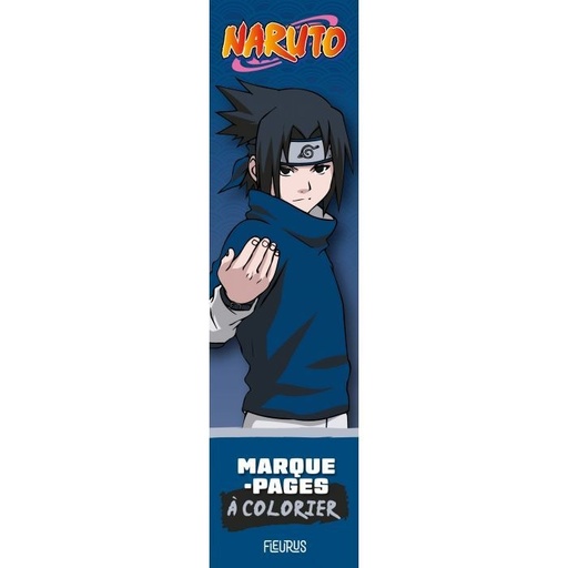 Naruto - marque page à colorier Sasuke