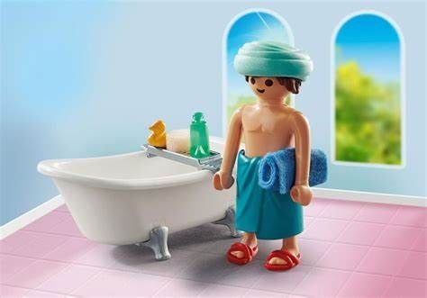 [Playmobil-71167] 71167 homme et baignoire