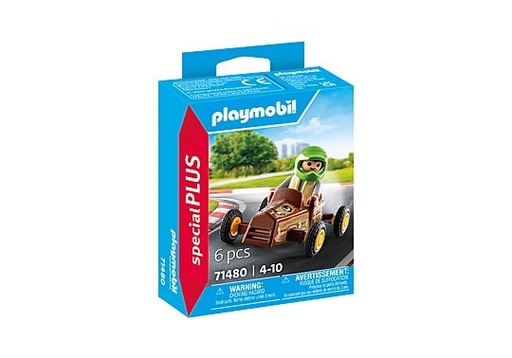 [Playmobil-71480] Enfant avec voiture de karting