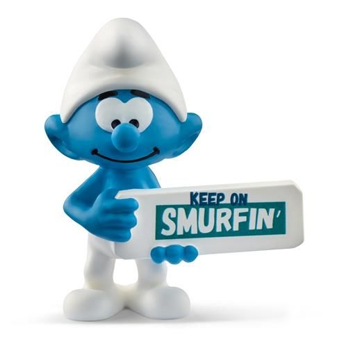 [Puppy-20843] Schtroumpf panneau keep on smurfin