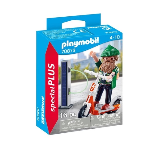 [Playmobil-70873] 70873 special plus - hipster avec trottinette electrique