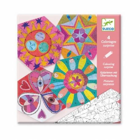 [Djeco-dj09655] coloriages surprise - mandalas constellations