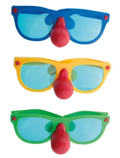 [Espa-60020] Lunettes géantes avec nez de clown