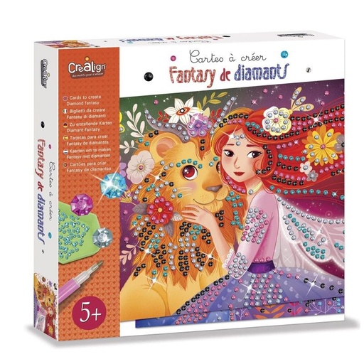 Cartes a grater - fantasy de diamants