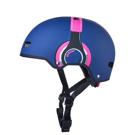 Casque micro deluxe M - ecouteurs rose/bleu