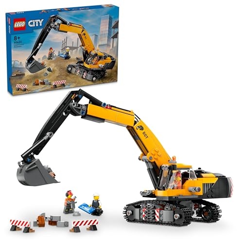 [Lego-60420] LEGO City - Pelleteuse jaune