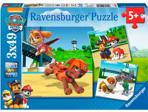 [Ravensburger-09239] Puzzle 3 X 49 Pieces - Equipe 4 Pat'Pat