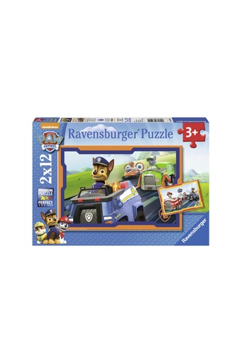 [Ravensburger-075911] Puzzle 2x12 pièces - Pat'Patrouille en action