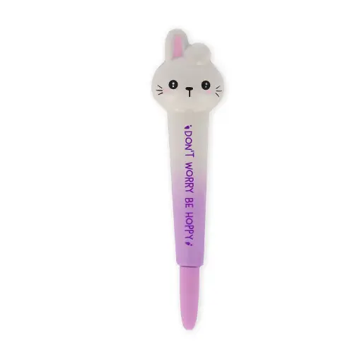 [Legami-SQPKIT5] Stylo à Encre Gel Antistress - Squeezies lapin