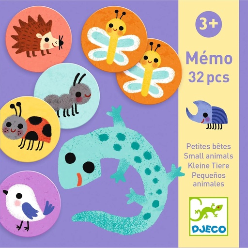 [djeco-DJ08254] educatif - mémo des petites bêtes