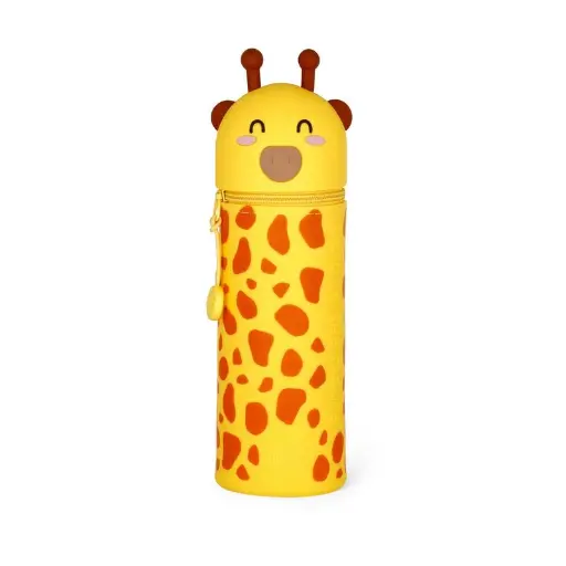 [LEGAMI-KA0017] Trousse en silicone 2 en 1 giraffe Kawaii