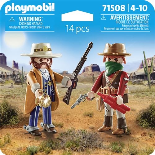 [PLAYMOBIL-71508] 71508 -Duo Shérif Et Bandit