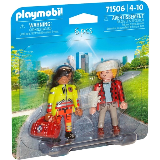 [PLAYMOBIL-71506] 71506 - Duo Secouriste avec blessé