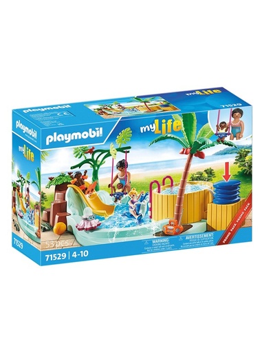 [PLAYMOBIL-71529] 71529 - Vacanciers avec piscine et bain à bulles