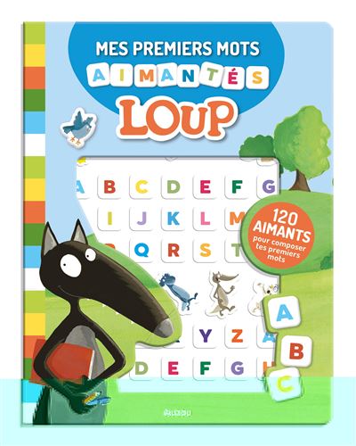 [MDS-AU12266] Mes premiers mots aimantés Loup