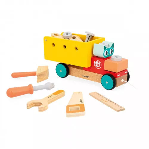 [JURATOYS-J06451] Brico'kids : Camion bricolage à tirer 