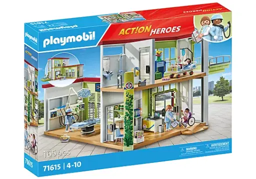 [Playmobil-71615] Playmobil action 71615 - Hôpital aménagé