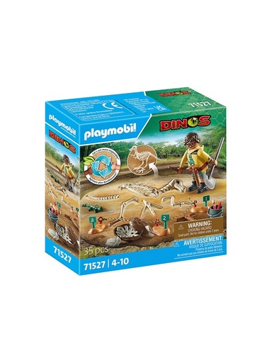 [Playmobil-71527] 71527 - Site archéologique avec squelette de dinosaure