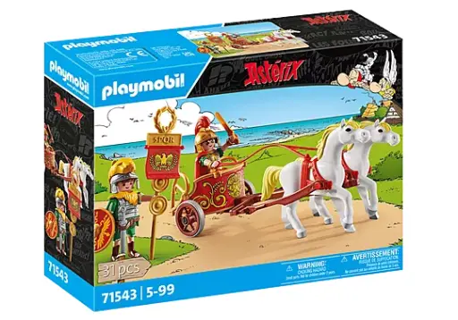 [Playmobil-71543] 71543 Astérix : César avec char et chevaux