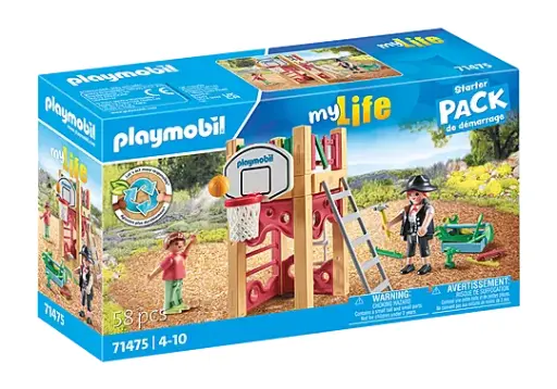 [Playmobil-71475] 71475 - Charpentier avec tourelle de jeu 