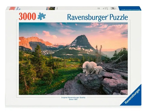 [RAvensburger-8095] Puzzle 3000 pièces - Chèvre et chevreau