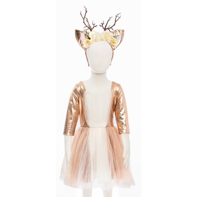 [Great Pretenders-31655] Robe princesse des bois avec serre tête 5/6 ans