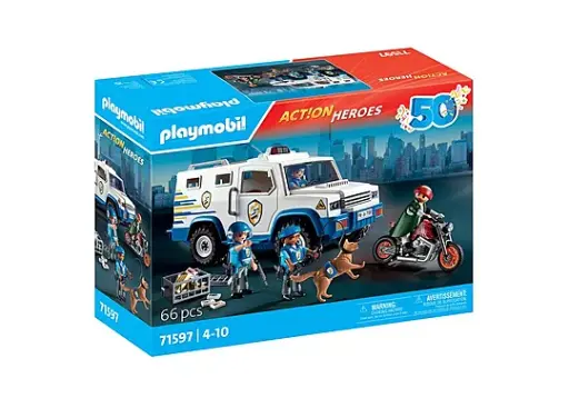 [Playmobil-71597] Fourgon blindé avec convoyeurs de fonds