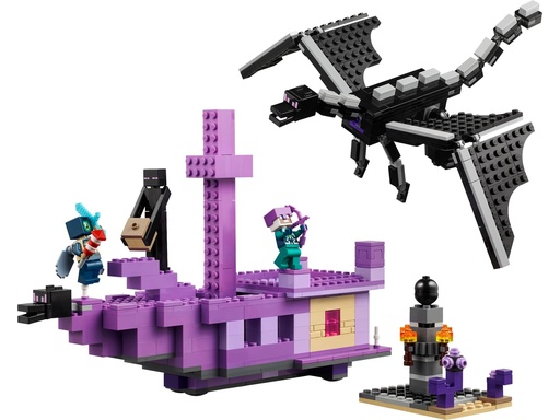 [Lego-21264] Lego Minecraft 21264 - Le Dragon Et Le Navire De L'Ender